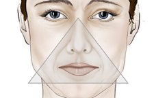 Descarte de círculos abaixo de olhos