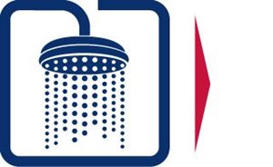 Ícone a ilustrar como se aplica Eucerin In-Shower Body Lotion